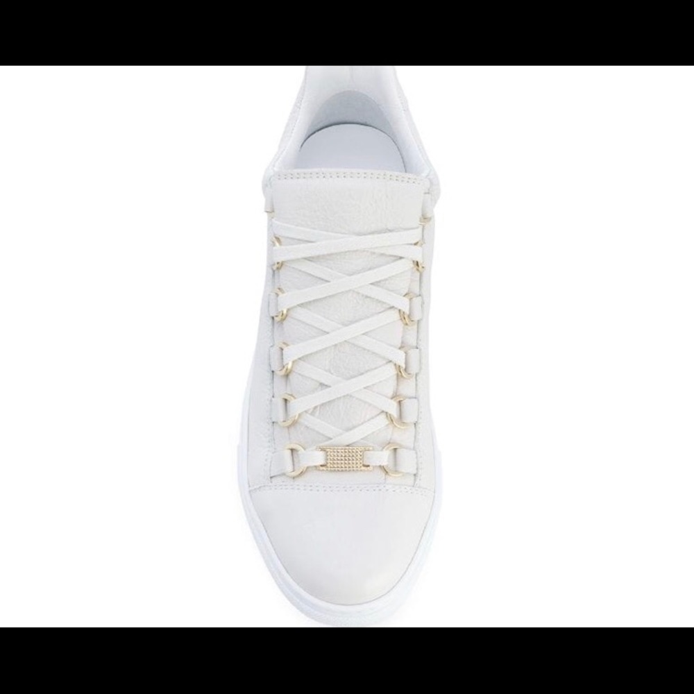 Balenciaga arena white leather sneaker (low top)